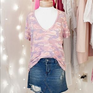 Pink Camo Top